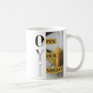 Open Your Insight – Minimalistische Symbolische Mo Koffiemok