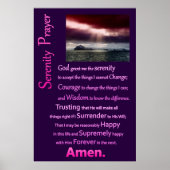 Open Zee De service Prayer Poster (Voorkant)