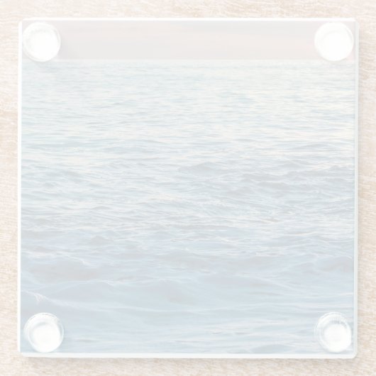 Open zee glazen onderzetter (Achterkant)