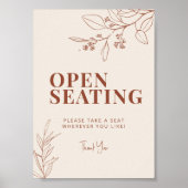 Open Zittingsbord Poster (Voorkant)