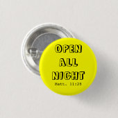 OPENALL NACHT RONDE BUTTON 3,2 CM (Voorkant /achterkant)