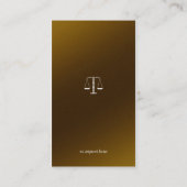 Openbaar aanklager — Advocaat Elegant Visitekaartj Visitekaartje (Achterkant)