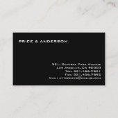 Openbaar aanklager bij wet - Visitekaartjes (Achterkant)