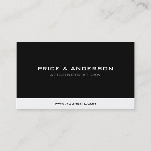 Openbaar aanklager bij wet - Visitekaartjes (Voorkant)