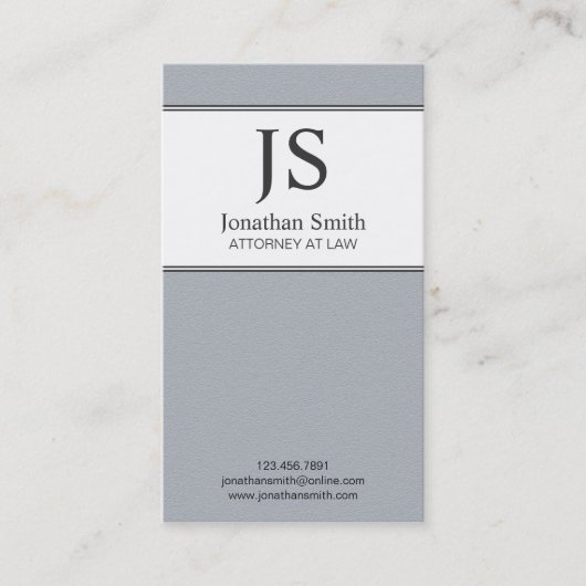 Openbaar aanklager bij wet - Visitekaartjes (Voorkant)