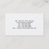 Openbaar aanklager bij wet - Visitekaartjes (Achterkant)