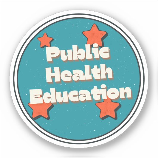 Openbaar Onderwijs over Volksgezondheid Sticker (Voorkant)