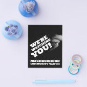 Openbaar Uitzicht, buurtwachtwaarschuwing Flyer (Enkel)