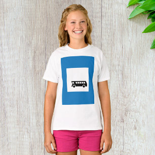 Openbaar vervoer bushalte teken stedelijk vervoer t-shirt