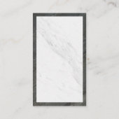 Openbaar zegel | Marmer Visitekaartje (Achterkant)