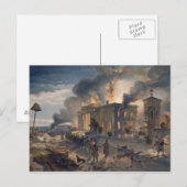 Openbare bibliotheek en tempel van de Winden, bord Briefkaart (Voorkant / Achterkant)