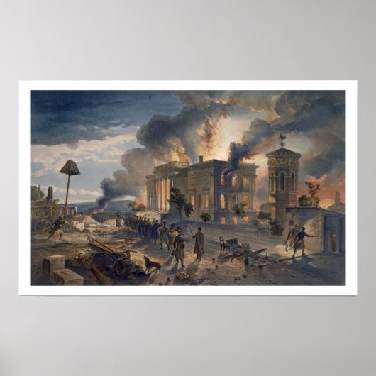 Openbare bibliotheek en tempel van de Winden, bord Poster (Voorkant)