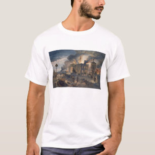 Openbare bibliotheek en tempel van de Winden, bord T-shirt