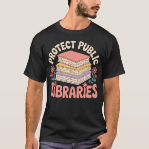 Openbare bibliotheken beschermen t-shirt