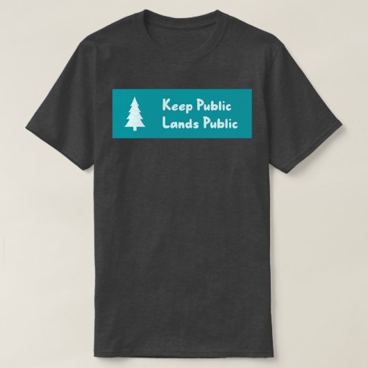 Openbare landschappen houden Nationale parken T-shirt (Design voorkant)