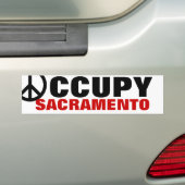 OPENBARE SACRAMENTO BUMPERSTICKER (Op auto)