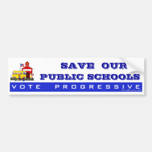 Openbare scholen bumpersticker