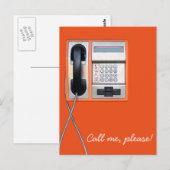 Openbare telefoon briefkaart (Voorkant / Achterkant)