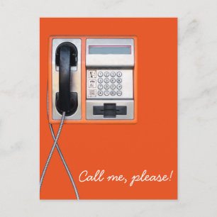 Openbare telefoon briefkaart