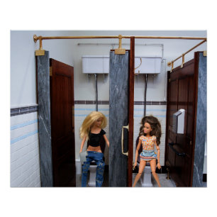 Openbare toiletten. perfect poster