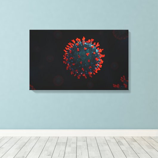 Openbare vijand canvas afdruk (Insitu (Houten vloer))