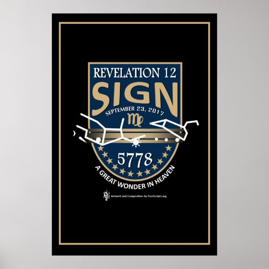 Openbaring 12 Teken Poster (Voorkant)