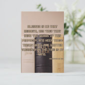 Openbaring 1:3 KJV Bijbel Schrift Pic Groet Kaart (Staand voorkant)