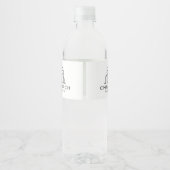 Openbaring 21:6 Water Etiket (Achterkant)