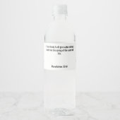 Openbaring 21:6 Water Etiket (Voorkant)