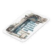 Openbaring 3:20 Ik sta aan de deur en klop Magneet (Linkerzijde)