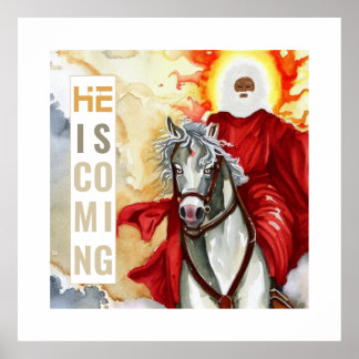 Openbaring De tweede aankomende Armageddon Apocaly Poster