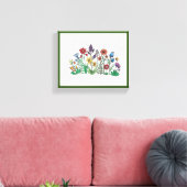 Openbaring van Vette Bloemen Stretched Canvas Prin (Insitu (Woonkamer))
