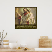 Openbaringen 3:20 poster (Keuken)