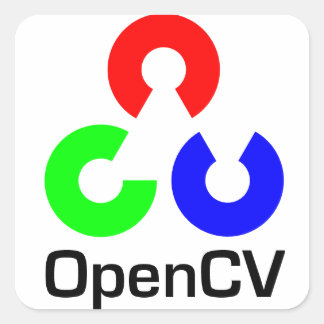 OpenCV Vierkante Sticker
