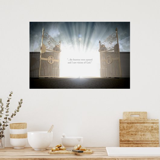Openen van Heavens Gates Poster (Keuken)