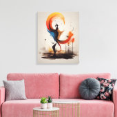 openhartig canvas afdruk (Insitu (Woonkamer))