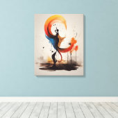 openhartig canvas afdruk (Insitu (Houten vloer))