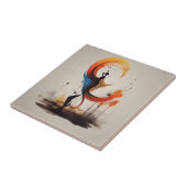 openhartig tegeltje (Zijkant)