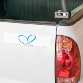 OpenHeart Aqua Bumpersticker (Op Truck)