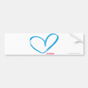 OpenHeart Aqua Bumpersticker