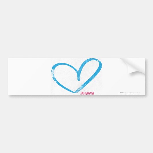 OpenHeart Aqua Bumpersticker (Voorkant)