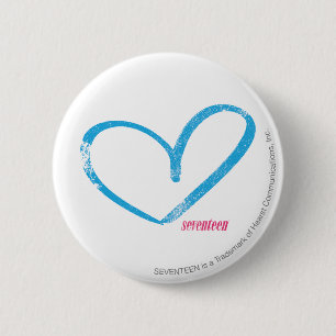 OpenHeart Aqua Ronde Button 5,7 Cm