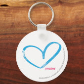 OpenHeart Aqua Sleutelhanger (Voorkant)