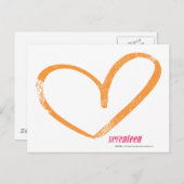 OpenHeart Sinaasappel Briefkaart (Voorkant / Achterkant)