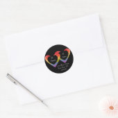 OpenHearts Ronde Sticker (Envelop)