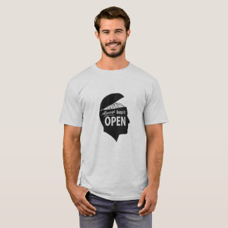 Openheid Idee Tekening Motto, let op het gat T-shirt