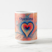 Opening - hart opening liefde koffiemok (Center)
