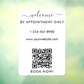 Opening Kantooruren Alleen Op Afspraak Welkom Raamsticker (Vel 3)