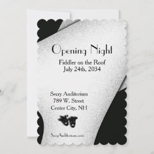 Opening Night Theater Uitnodiging