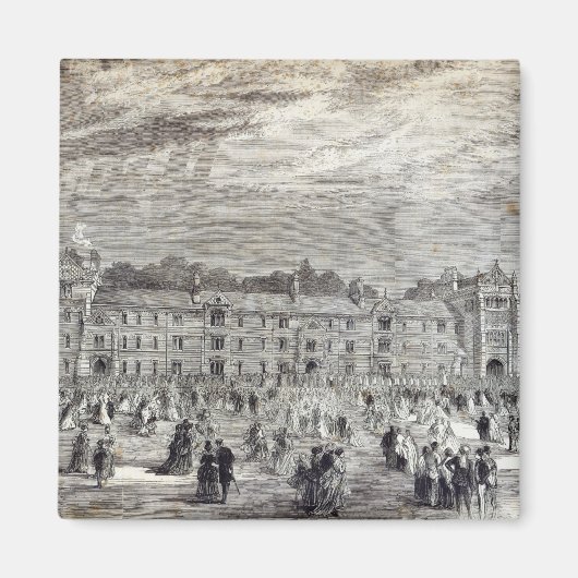 Opening van het Keble College, Oxford Magneet (Voorkant)